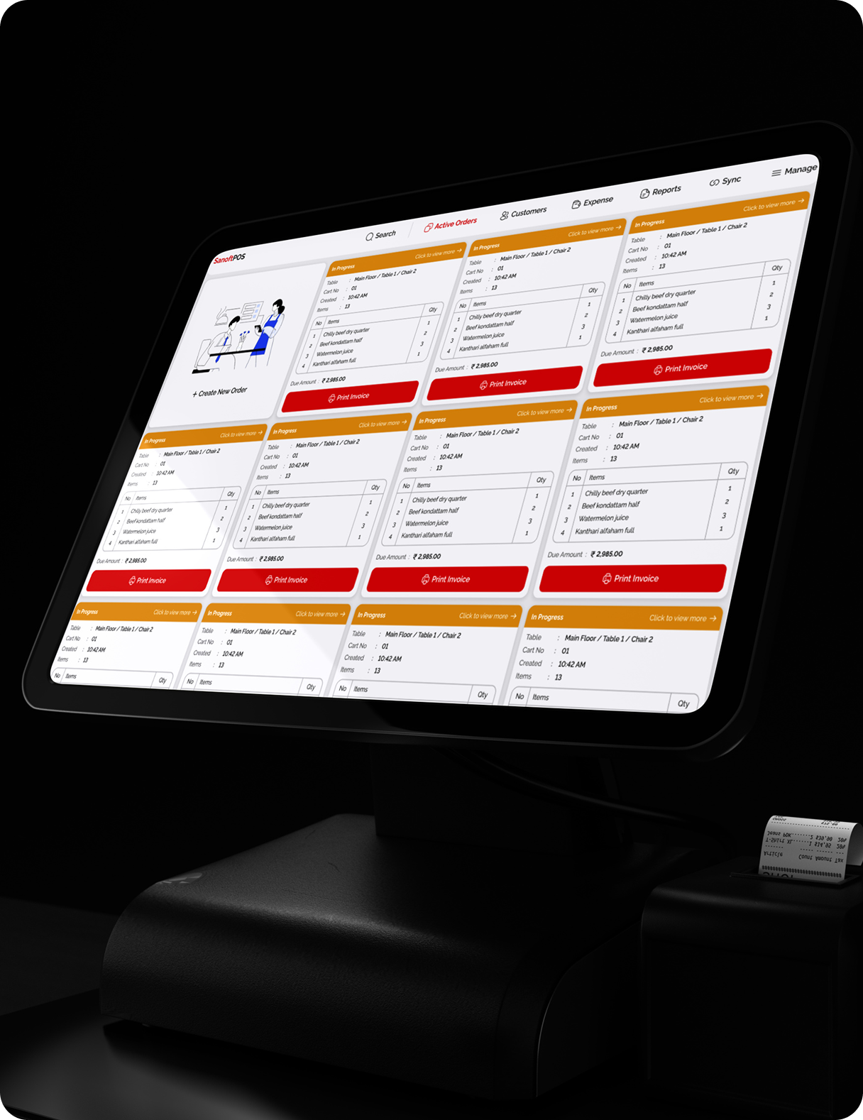Real time POS integration